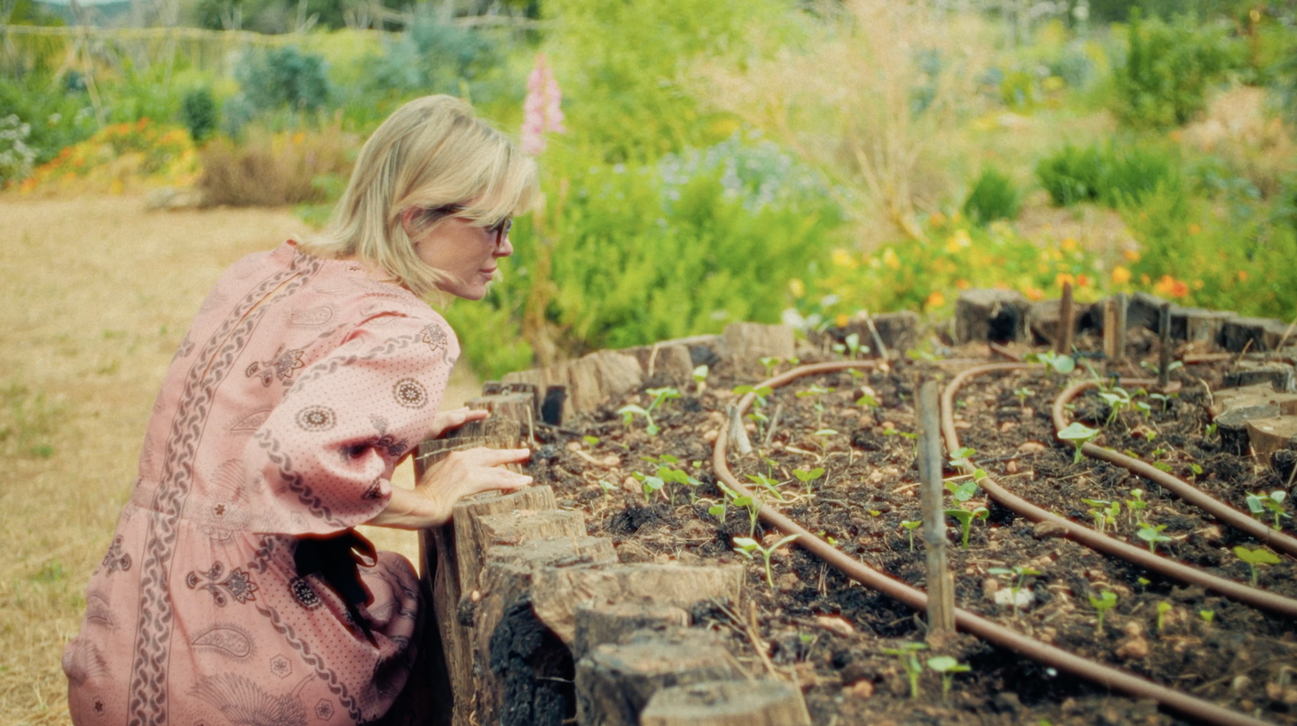 Cristina Tosio in the garden