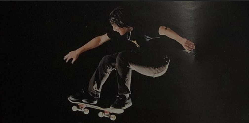 Patrick S. Cullinan skateboarding